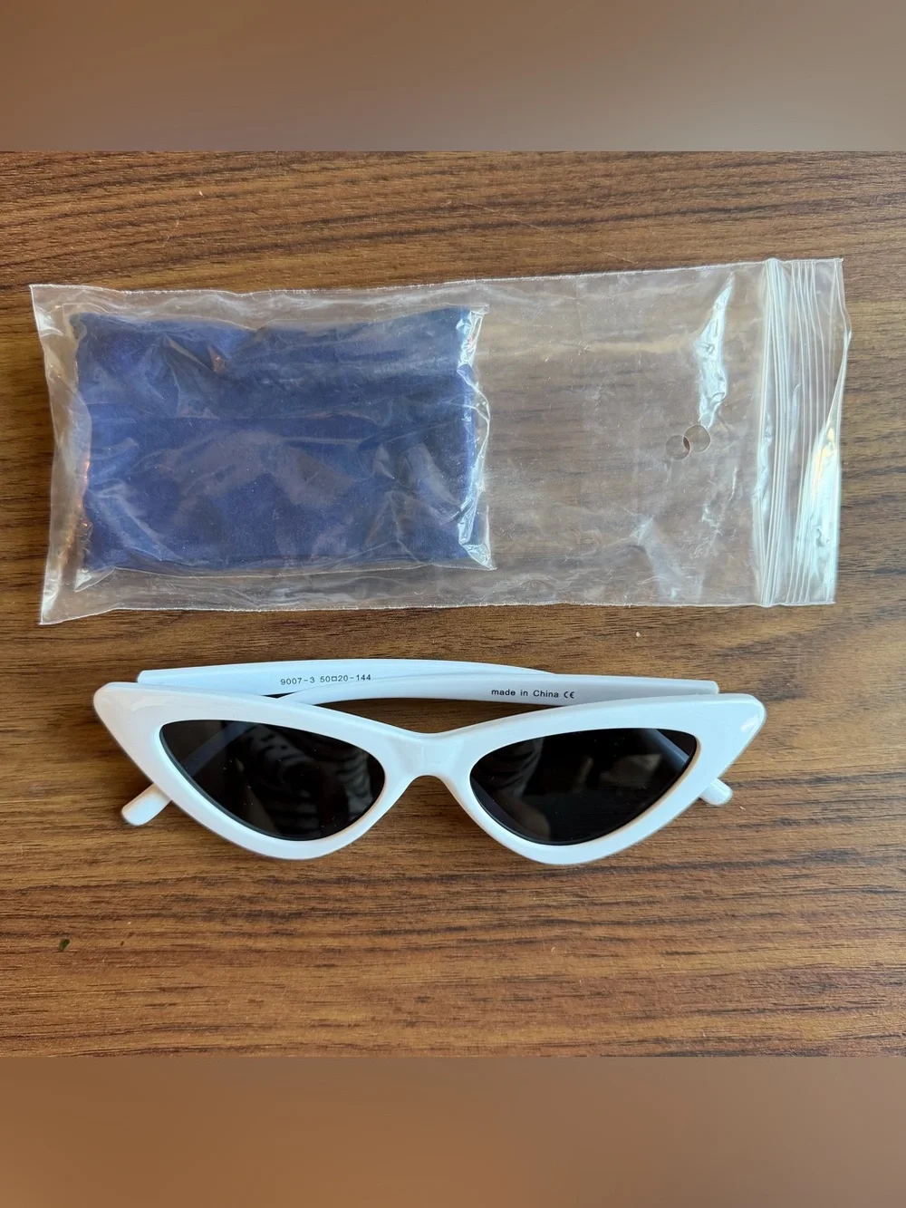 Cat Eye Women Sunglasses White